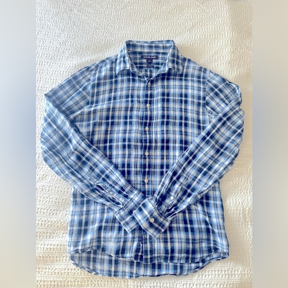 Michael Kors men's linen shirt size M - Picture 1 of 3